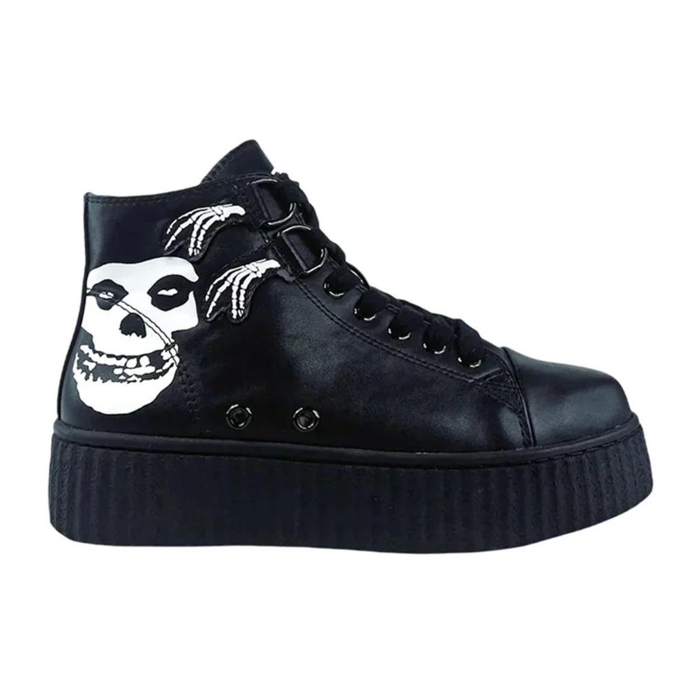 Vampire Freaks STRANGECVLT Chelsea Kreep Misfits Skull Sneakers